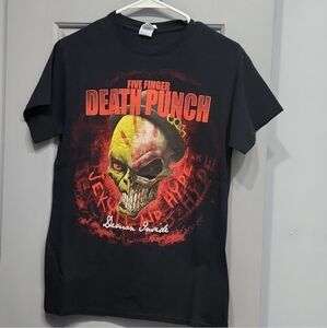 NWOT 5FDP Five Finger Death Punch Demon Inside Skull Tee